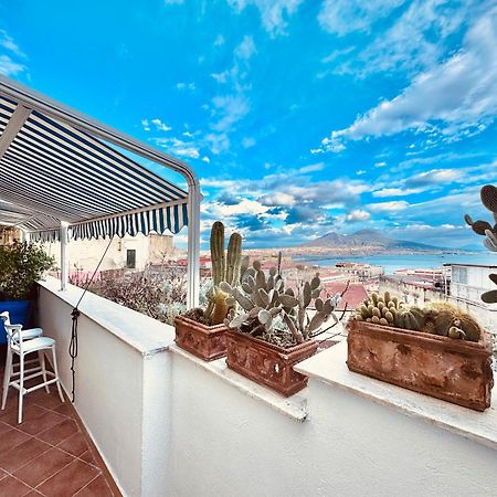 Alma De Templarsf - Stunning Design Home With Sea View And Terrace Napoli Bagian luar foto