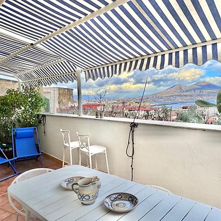 Alma De Templarsf - Stunning Design Home With Sea View And Terrace Napoli Bagian luar foto