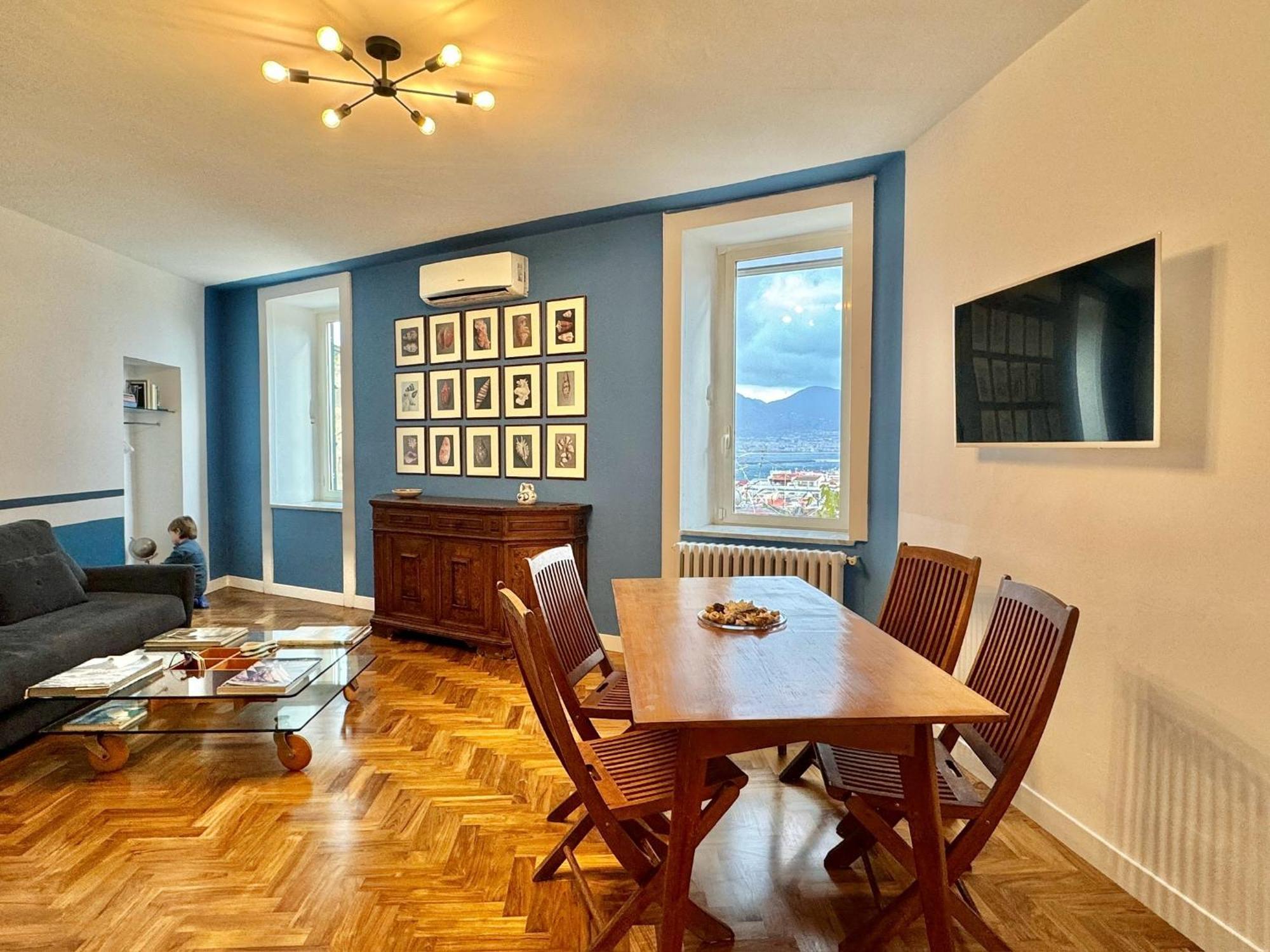 Alma De Templarsf - Stunning Design Home With Sea View And Terrace Napoli Bagian luar foto